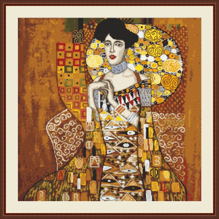 Aida Z Nadrukiem Portret Adele Bloch Bauer G Klimt Coricamo